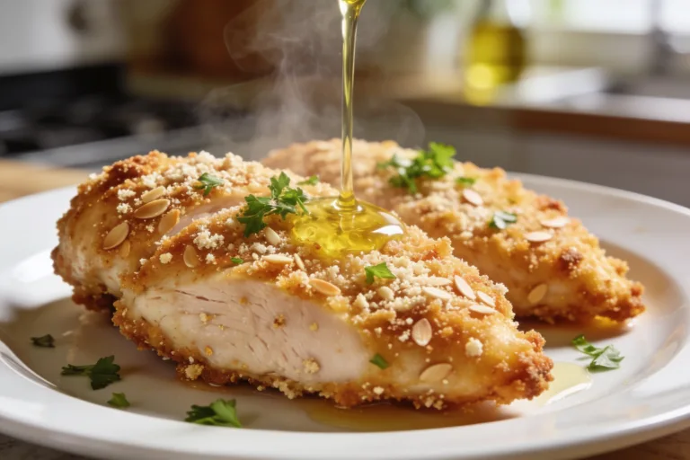 High Protein Air Fryer Parmesan Crusted Chicken