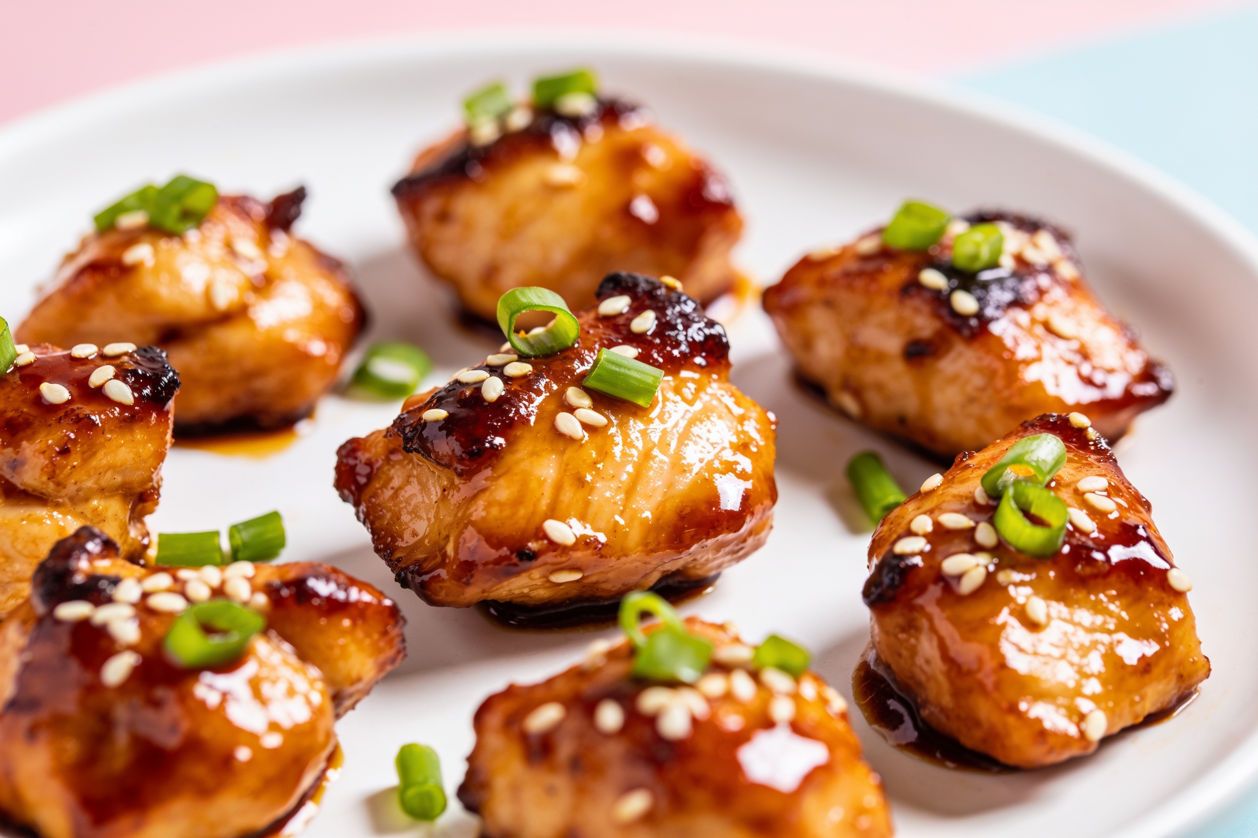 High Protein Air Fryer Teriyaki Chicken