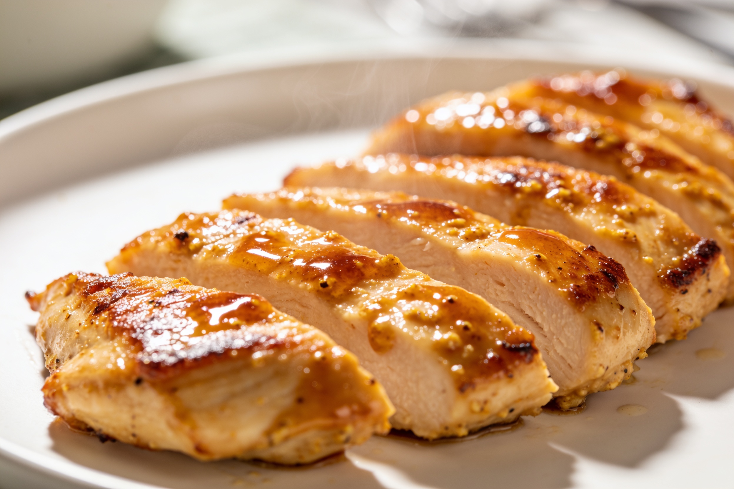 High Protein Air Fryer Maple Dijon Chicken
