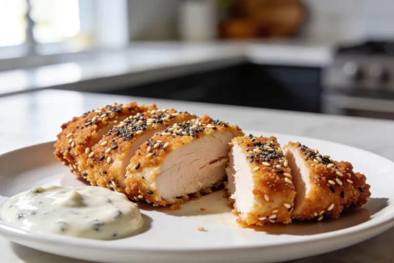High Protein Air Fryer Everything Bagel Chicken