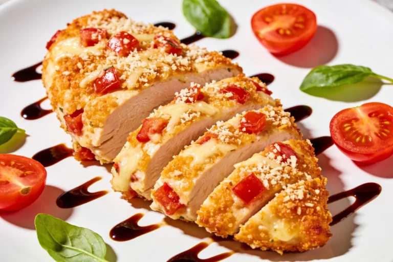 High Protein Air Fryer Bruschetta Chicken