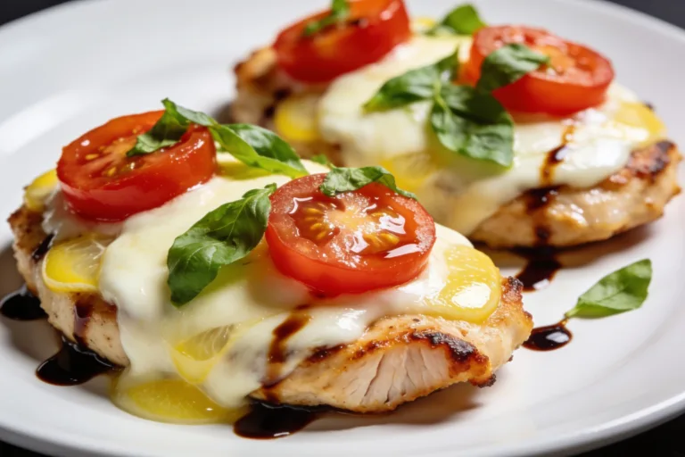 High Protein Air Fryer Chicken Caprese