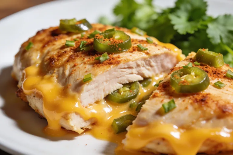 High Protein Air Fryer Jalapeño Popper Chicken
