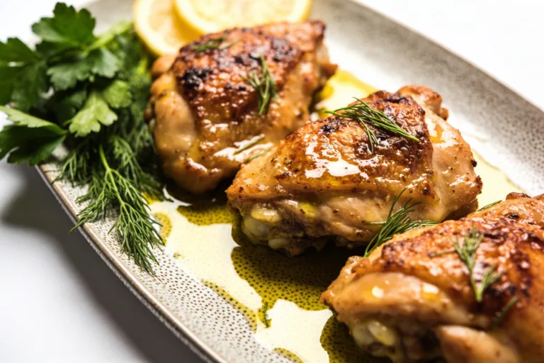 High Protein Greek Chicken Thighs