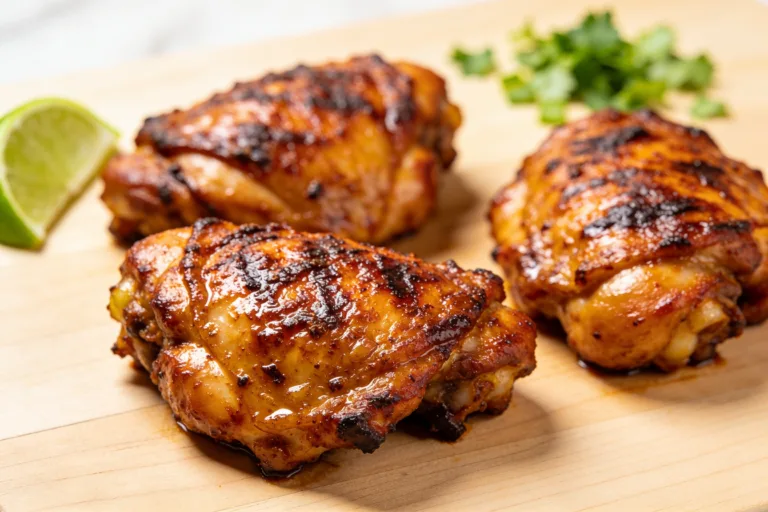 High Protein Chipotle Lime Chicken Thighs