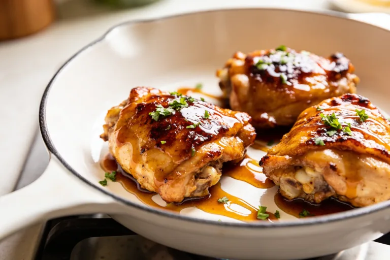 High Protein Hot Honey Chicken Thighs