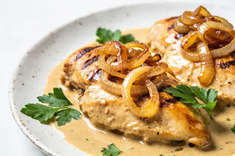 High Protein French Onion Chicken Thighs