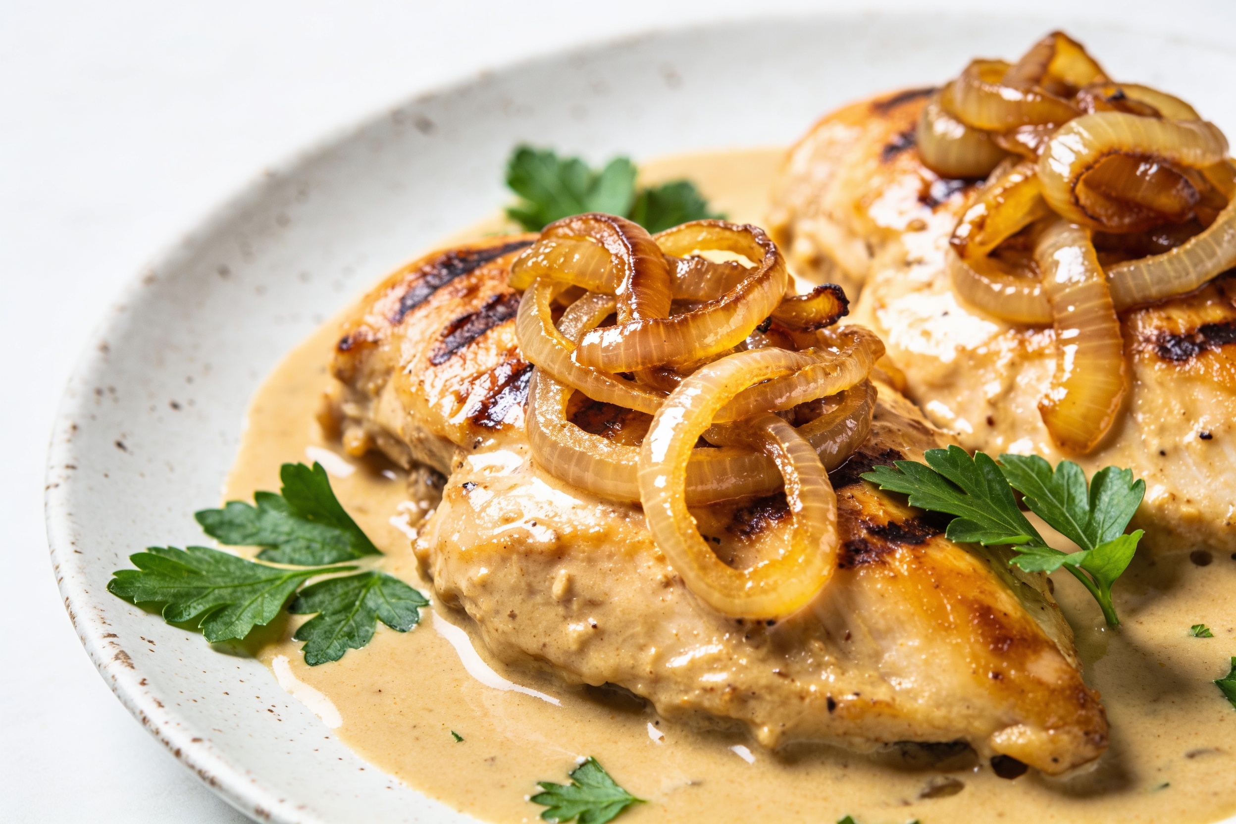 High Protein French Onion Chicken Thighs