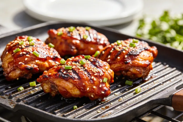 High Protein Korean BBQ Chicken Thighs