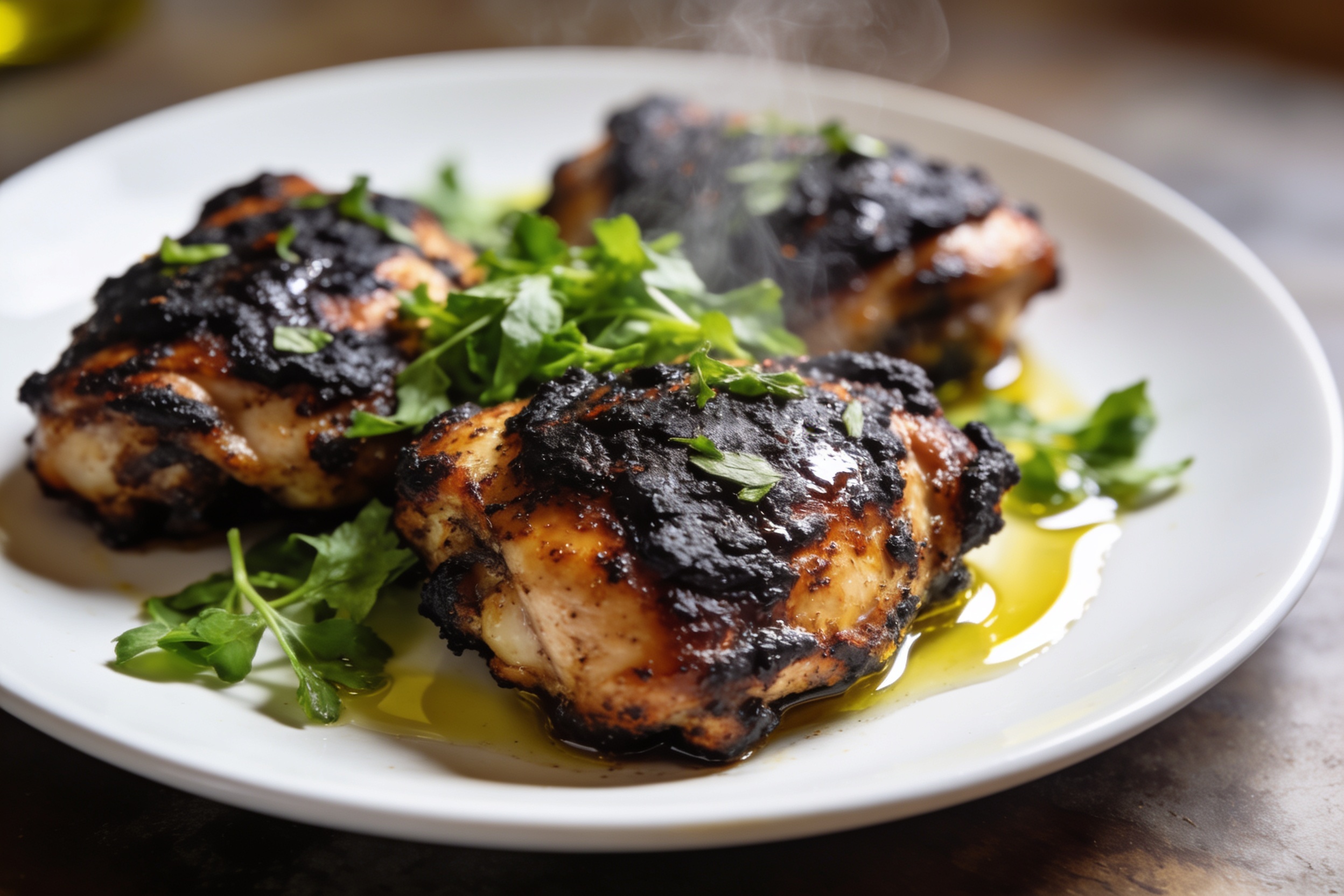 High Protein Blackened Chicken Thighs